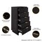 Manhattan Comfort Granville Tall 23.62 Narrow Dresser in Black DR-5002 - alternate 6